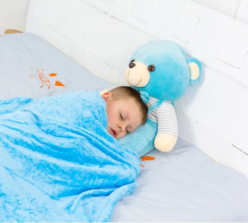 Плед+подушка дитячі №1052 Bear Blue - 2