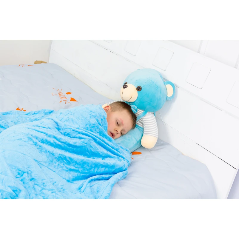 Плед+подушка детские №1052 Bear Blue - 1