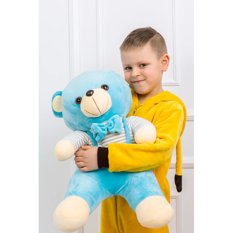 Плед+подушка детские №1052 Bear Blue - 2