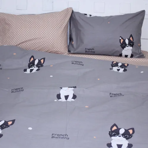 Простынь MirSon Ranforce Elite 17-0404 Pekingese