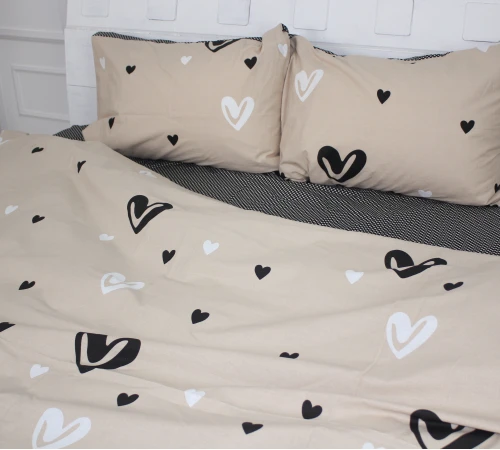 Простирадло MirSon Ranforce Elite 17-0436 Cream love