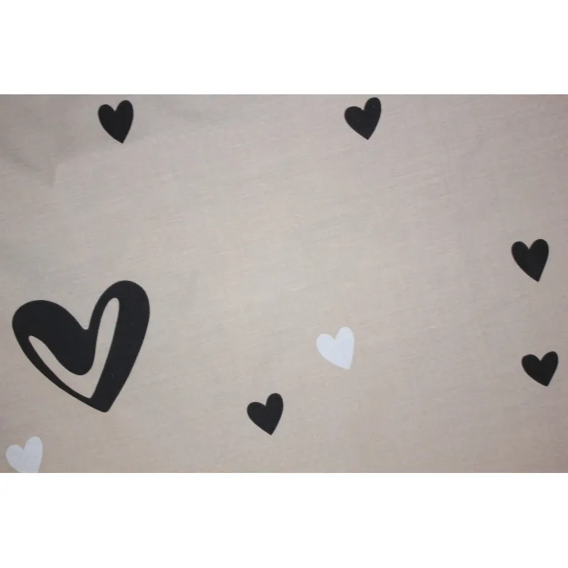 Простирадло MirSon Ranforce Elite 17-0436 Cream love - 2