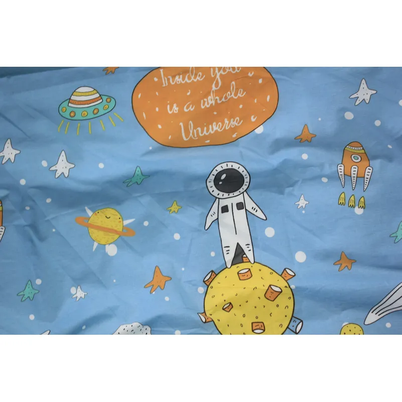 Комплект постельного белья MirSon Ranforce Elite 17-0426 Little astronaut - 1