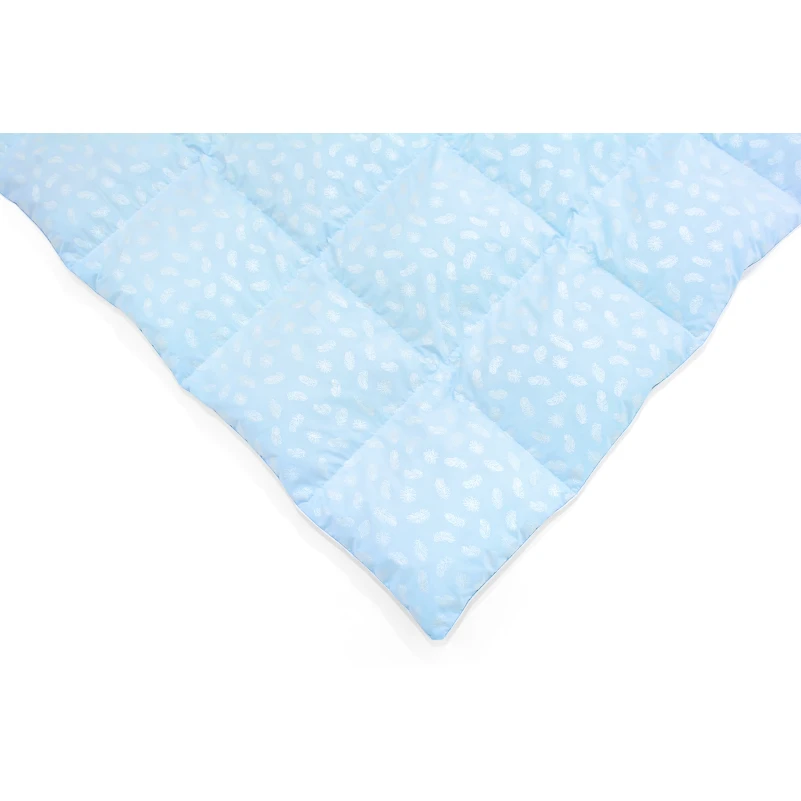 Одеяло пуховое KARMEN №1855 "Bio-Blue" 90% серый Bio пух тик (зима+) - 8