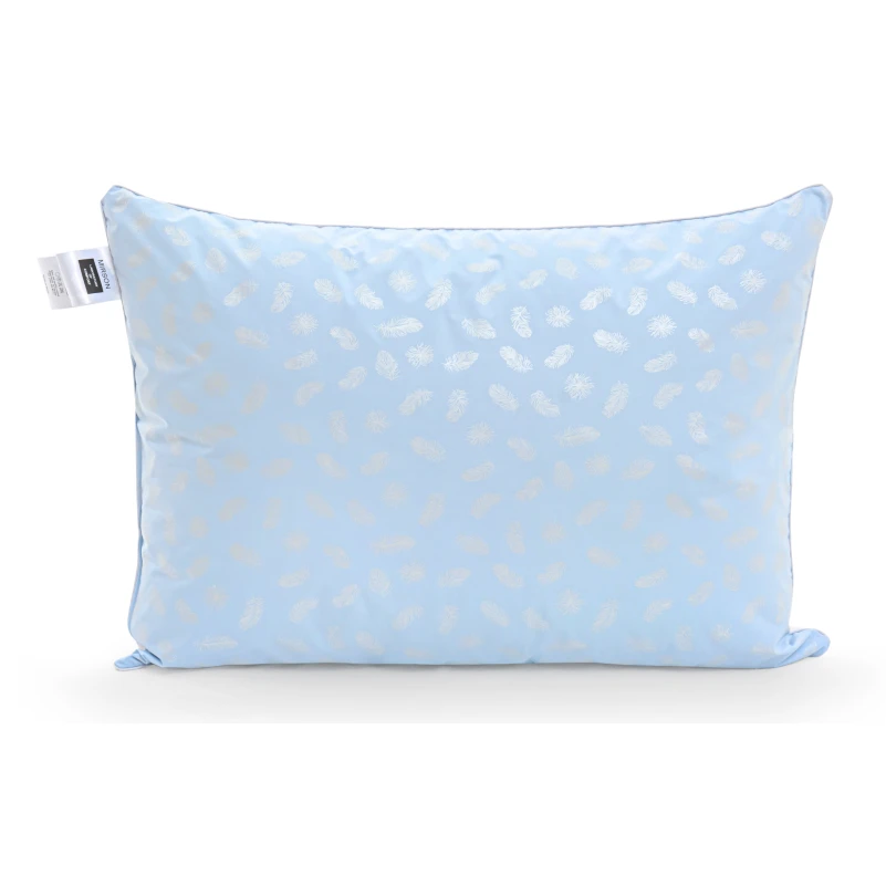 Подушка пухова KARMEN №1804 "Bio-Blue" 90% Bio пух тік (середня) - 7