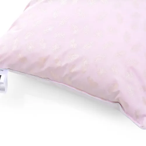 Пухова подушка KARMEN №1807 "Bio-Pink" 90% пух (середня) - 5