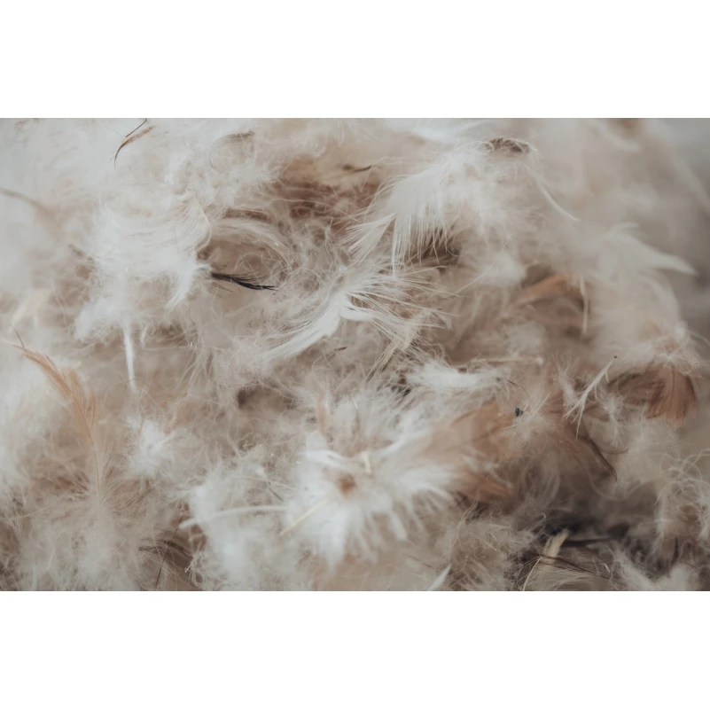 Подушка пуховая Extra №2761 5% серый пух Extra тик (средняя) - 9