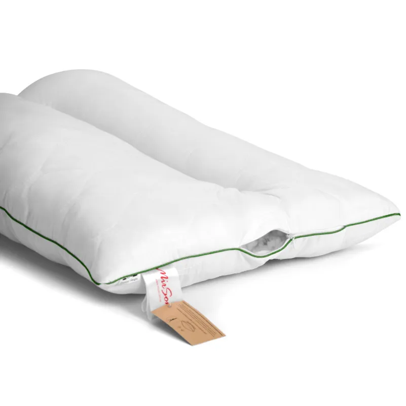 Подушка ортопедическая Premium Eco Aloe Vera №147 EcoSilk микросатин (средняя) - 5