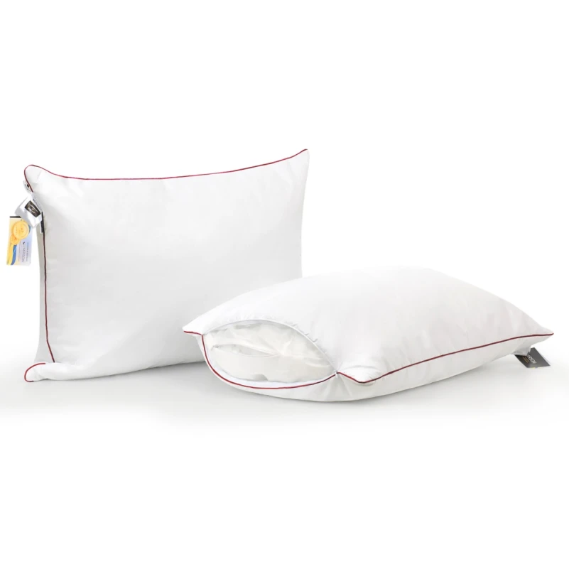 Подушка антиалергенна De Luxe Hand Made №473 Eco-Soft батист (середня) - 4