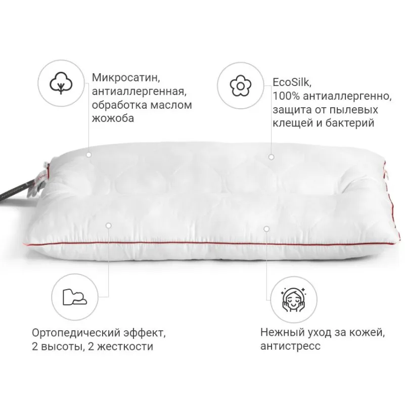 Подушка ортопедическая №149 Premium Eco Jojo (СРЕДНЯЯ) - 1