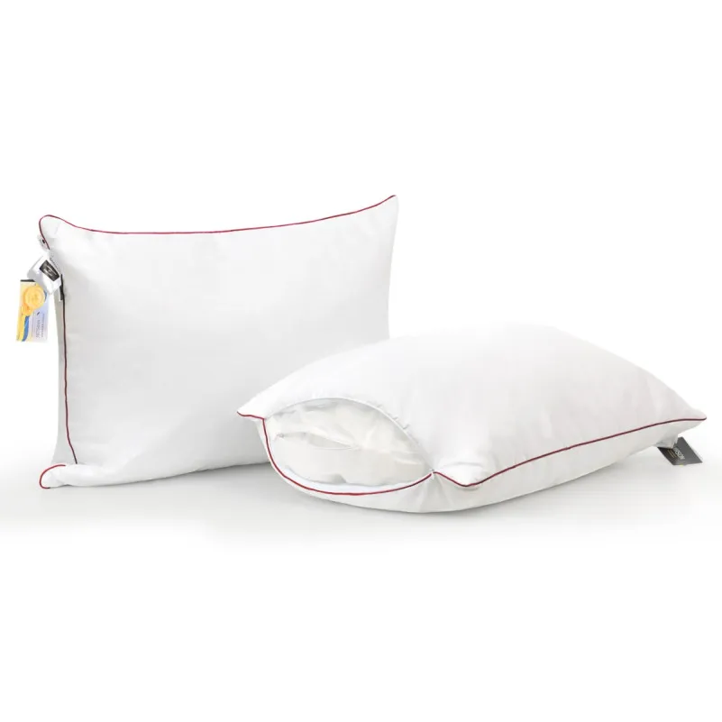 Подушка антиаллергенная De Luxe Hand Made №474 Eco-Soft батист (высокая) - 5