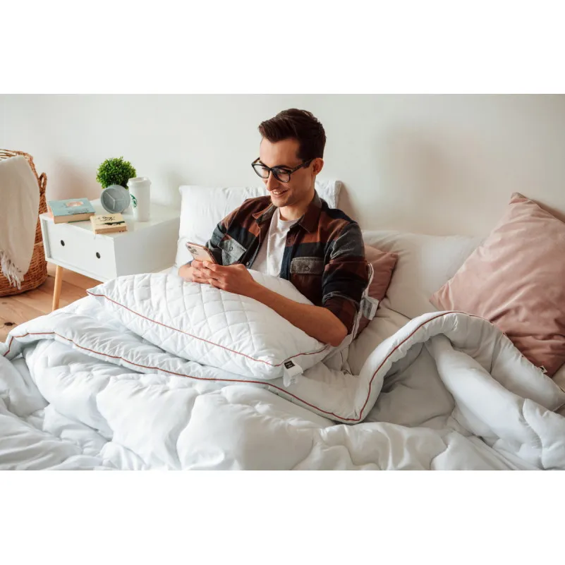 Подушка Eco Jojoba №617 Eucalyptus микросатин (средняя) - 9