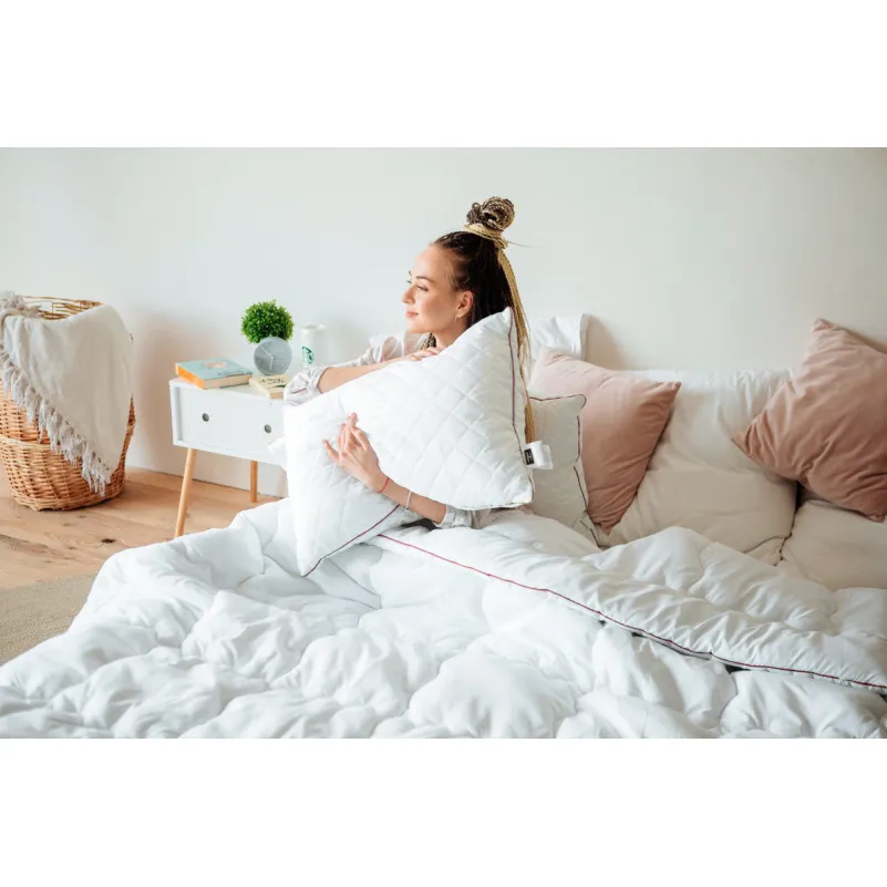 Подушка Eco Jojoba №617 Eucalyptus микросатин (средняя) - 7