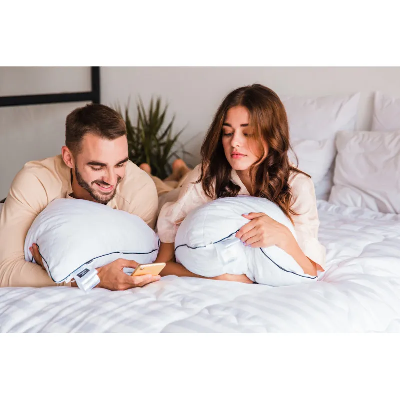 Подушка антиалергенна "Royal" №120 EcoSilk бавовна (пружна) - 7