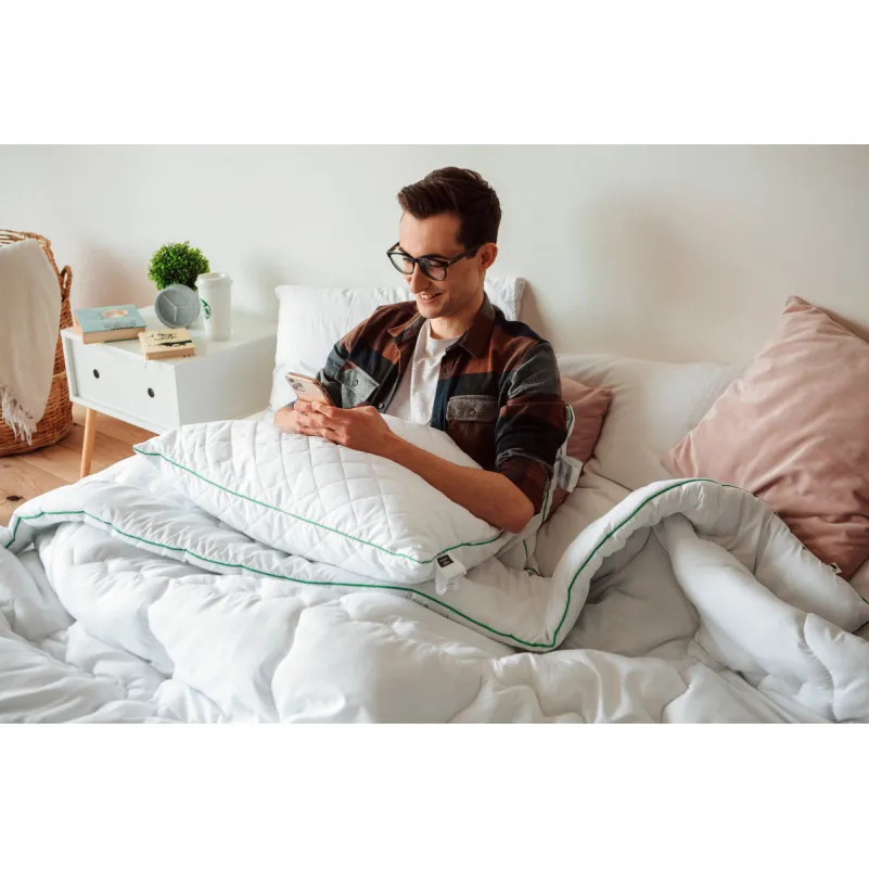 Подушка бамбуковая Eco Line №0410 BamBoo микросатин (мягкая) - 13