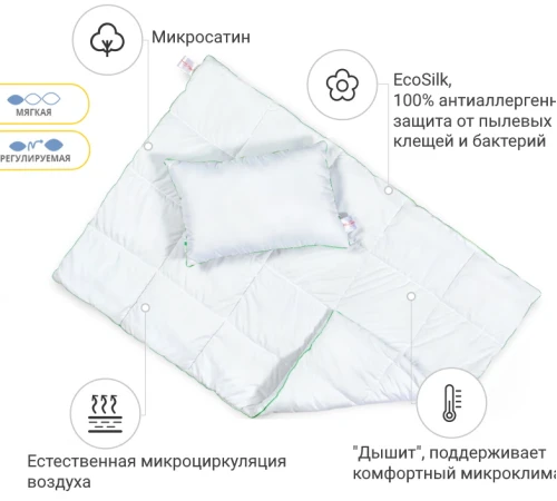 Набір дитячий №852 Eco Ecosilk - 2
