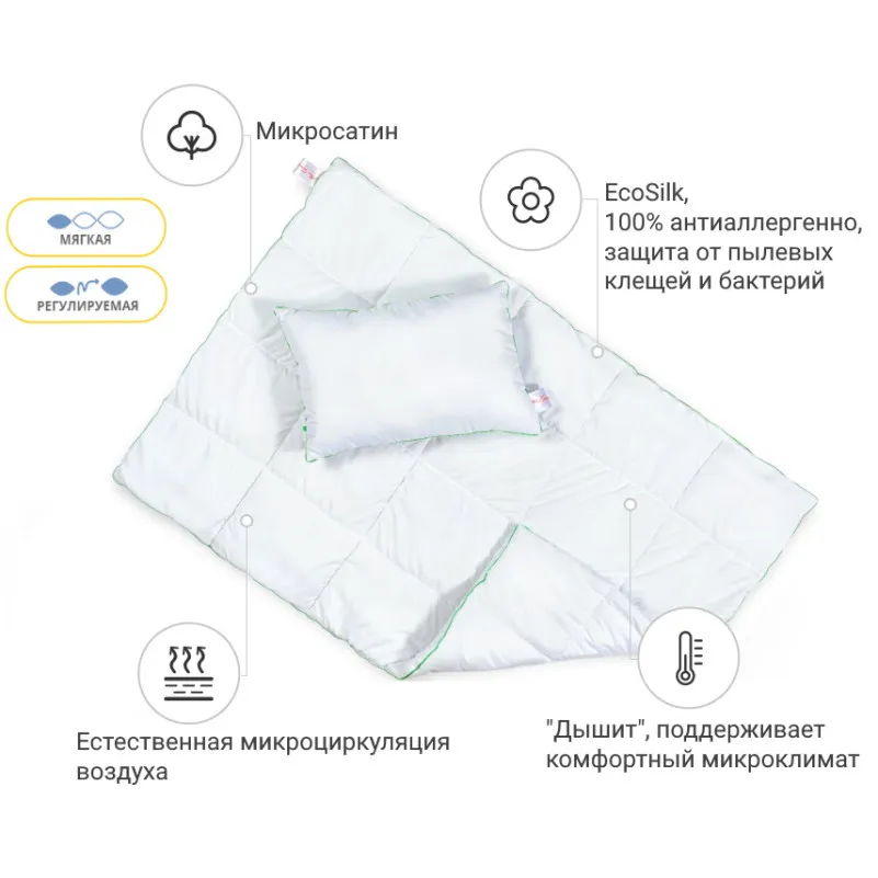 Набір дитячий зима №852 Eco Ecosilk - 1