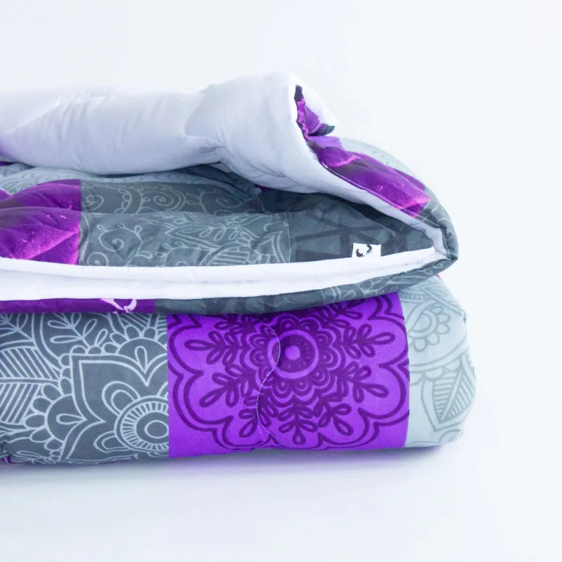 Ковдра антиалергенна EcoSilk Зима №5204 Print Line Apricot - 2