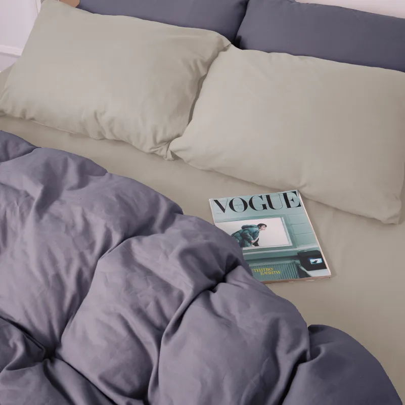 Комплект постельного белья JUNIOR Фланель 004-001 Cappuchino/Ash grey - 5