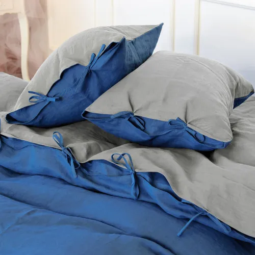 Наволочка Лен Organic Natural Line "Aquamarine" - 2