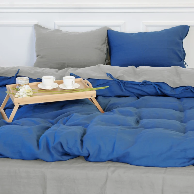 Наволочка Лен Organic Natural Line "Aquamarine" - 3