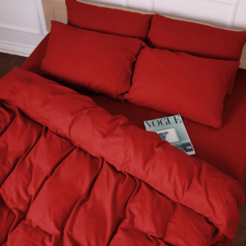 Комплект постельного белья JUNIOR Фланель 009 Red - 7