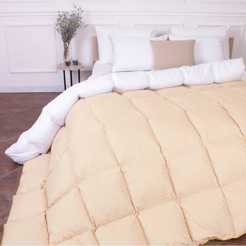 Одеяло пуховое кассетное Carmela №035 100% пух Premium class батист+сатин (зима) - 20