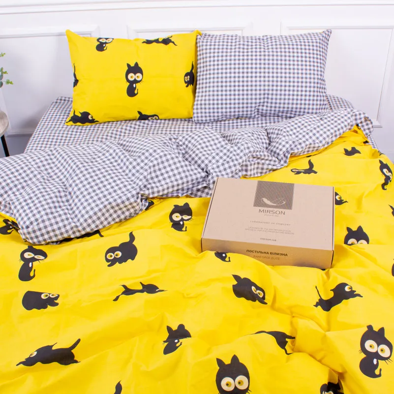 Комплект постельного белья Mirson Ranforce Elite 17-0572 Black Cat