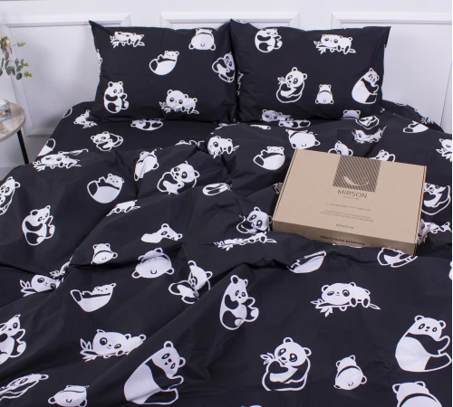 Комплект постільної білизни Mirson Ranforce Elite 17-0573 Happy Panda