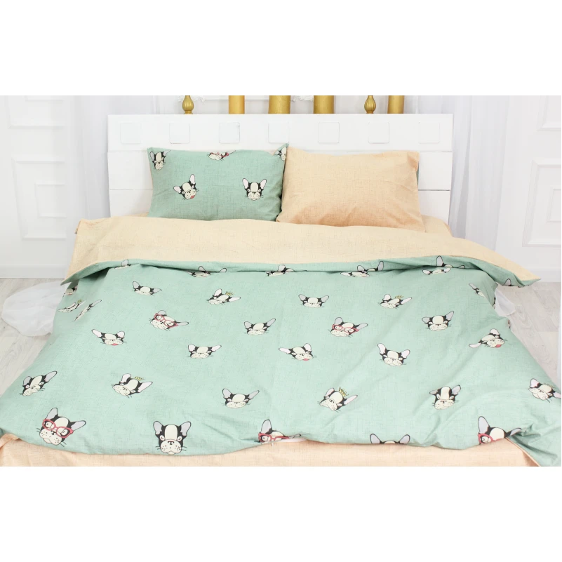 Комплект постільної білизни Бязь 17-0356 Burkina Faso