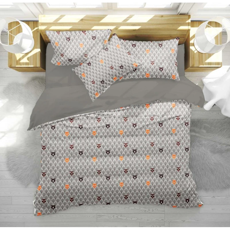 Комплект постельного белья Бязь 17-0526 Fabulous forest grey