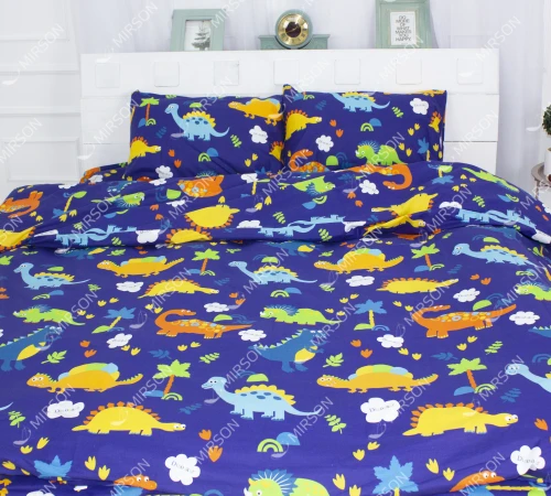 Комплект постільної білизни Бязь 17-0369 Dilophosaurus