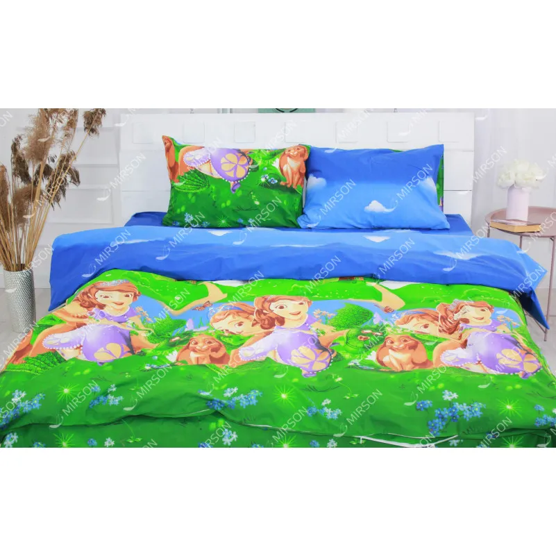 Комплект постільної білизни Бязь 17-0315 Sophia and the dragon