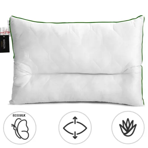 Подушка ортопедическая Premium Eco Aloe Vera №147 EcoSilk микросатин