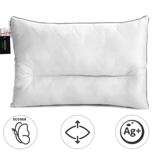 Подушка ортопедическая №148 Premium Eco Silver (СРЕДНЯЯ)