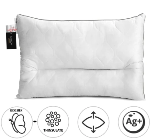 Подушка ортопедична №181 DeLuxe Silver (СЕРЕДНЯ)