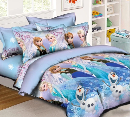 Комплект постільної білизни Бязь 17-0424 Frozen
