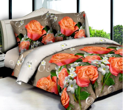 Комплект постельного белья 100% полиэстер 15-0036 Budapest