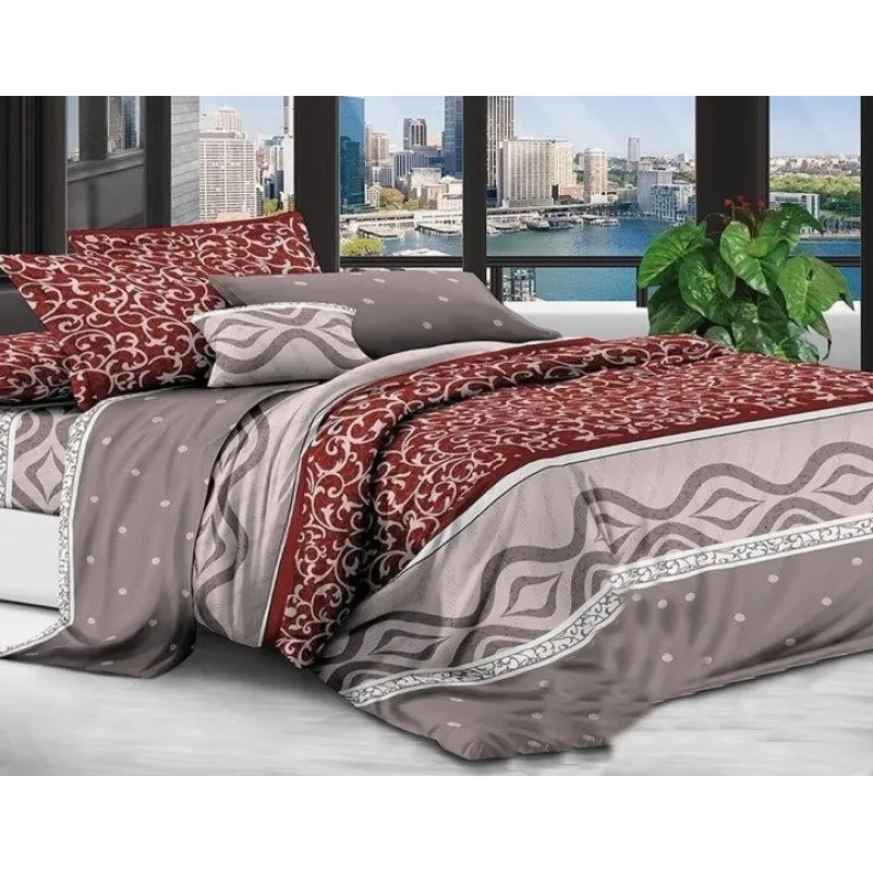 Простирадло 100% поліестер 15-0141 Pomegranate