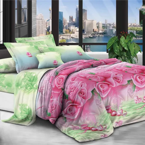 Комплект постільної білизни 100% поліестер 15-0148 Clarinet