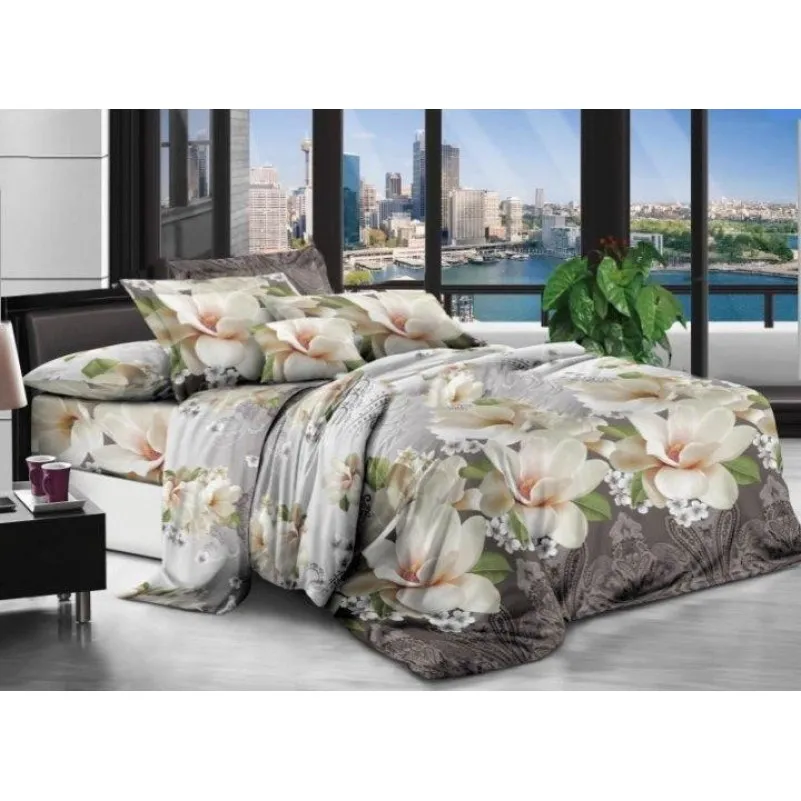 Простирадло 100% поліестер 15-0140 Cherry