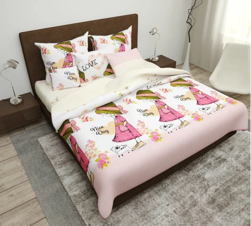 Комплект постільної білизни 17-0254 Little Girl