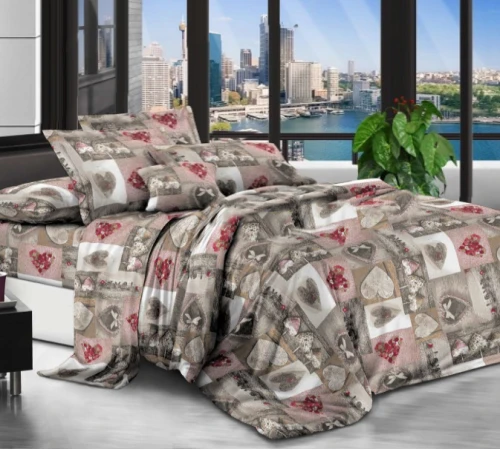 Комплект постельного белья 100% полиэстер 15-0155 Belgium