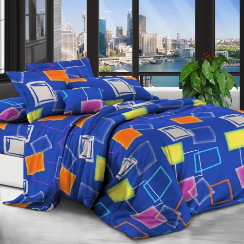 Комплект постільної білизни 100% поліестер 15-0296 Lariana