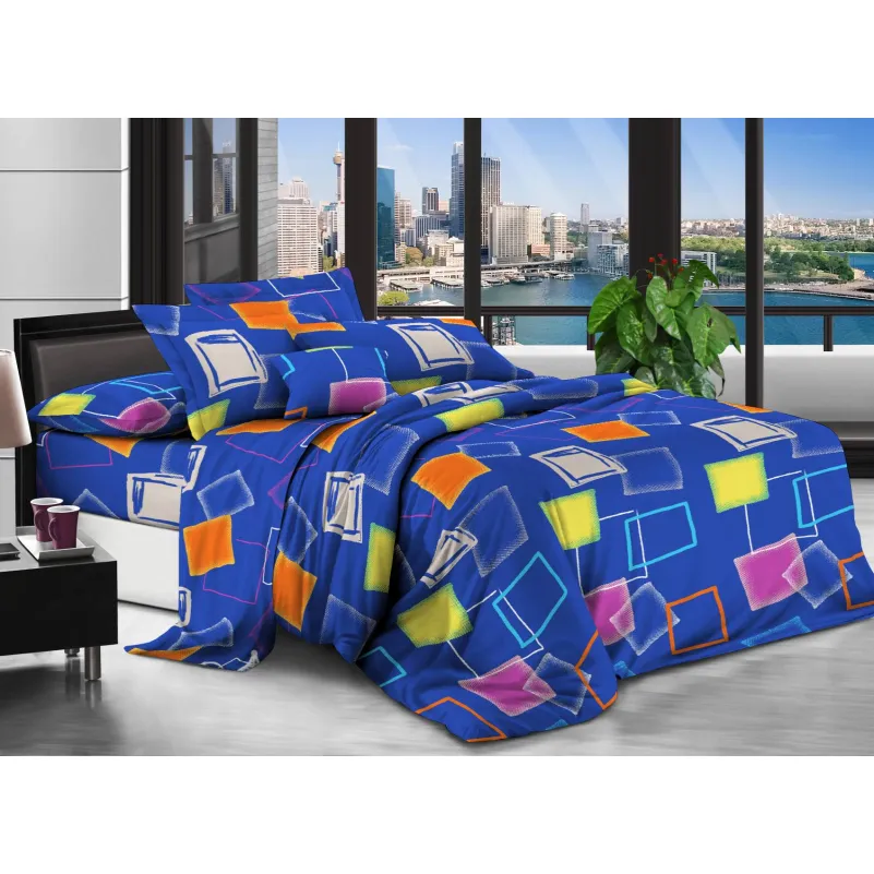 Комплект постільної білизни 100% поліестер 15-0296 Lariana