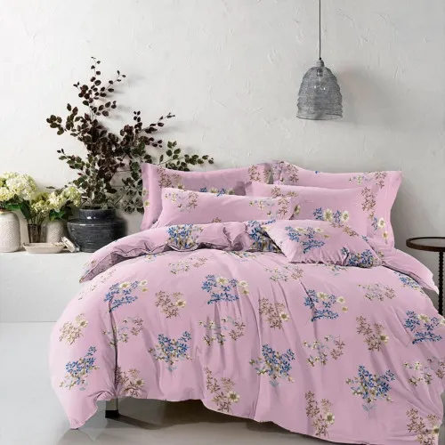 Комплект постільної білизни Бязь 17-0439 Pink split