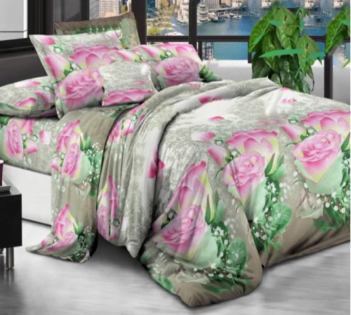 Комплект постельного белья 100% полиэстер 15-0042 Dhaka