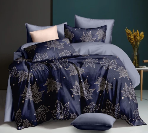 Комплект постільної білизни Сатин 22-1261 Dark Autumn