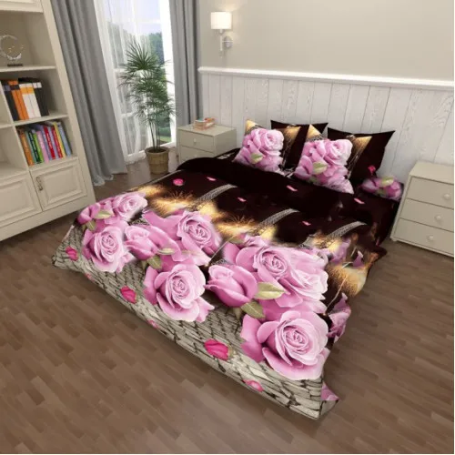 Комплект постільної білизни 100% поліестер 15-0152 Albania