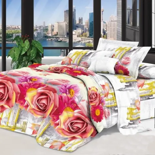 Комплект постільної білизни 100% поліестер 15-0166 Latvia